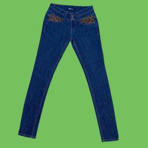 Leopard Print Skinny Jeans